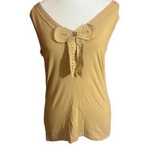 NWT bejeweled tank top So cute with embellishments large perfect condition